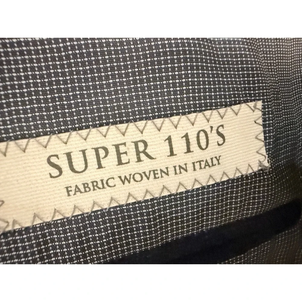 Jack Victor Blazer Men Size 46 Blue Super 110s Wool Sport Coat‎ Italy